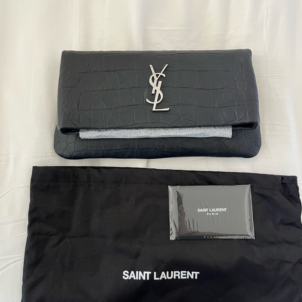 Saint Laurent Monogram West Hollywood Clutch